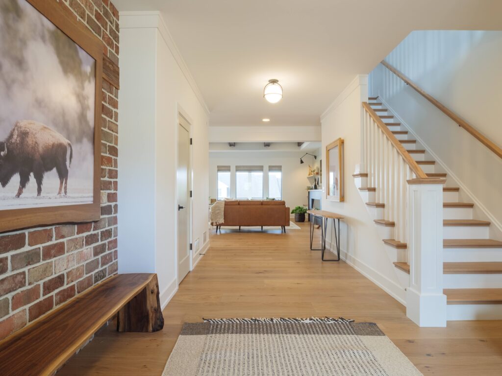 custom home builder entry way