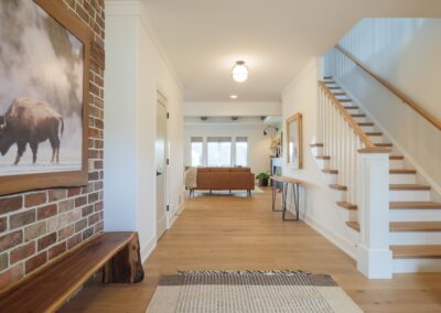 custom home builder entry way