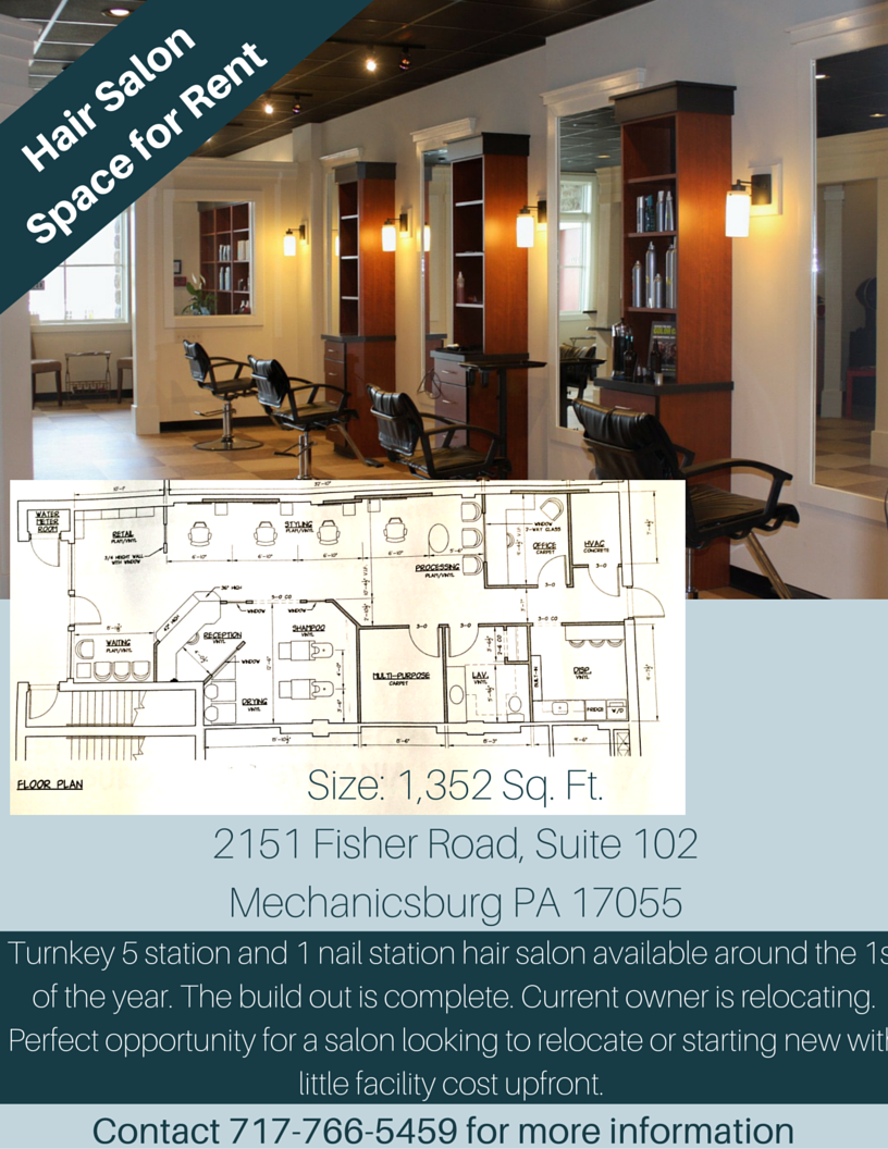 Hair Salon Space for Rent | Farinelli Construction Inc.
